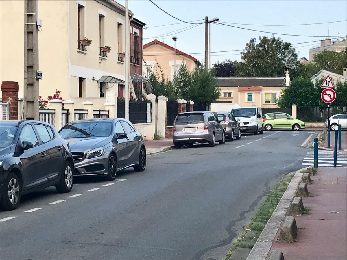 Grand F3 60M2 Pour 6 Personnes - Paris 19Eme - Stade De France - La Villette Aubervilliers Dış mekan fotoğraf